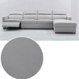 Sofá de cuero minimalista moderno para sala de estar, chaise longue en forma de L, capa...