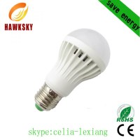 2014 hot sale in middle east pc cover 5w plastic led bulb lights factory