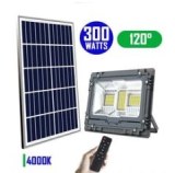 Projecteur LED solaire - Série WARRIOR - 300 Watts - Angle 120° - Lampe 34 x 27 x 7 cm...