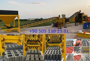 Pondeuse de parpaing OTT5SA brique pave agglos bloc beton bordure