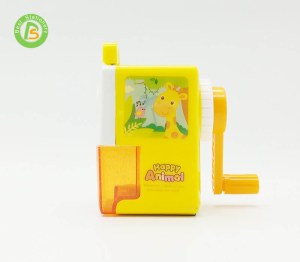 Promotional cartoon design manual pencil sharpener