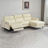 Sofá esquinero minimalista moderno para sala de estar, combinación de tres asientos, ch...