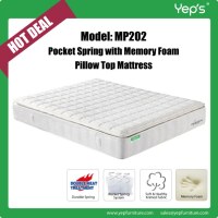 Hot sell - Pocket Spring with Memory Foam Pillow Top Mattress