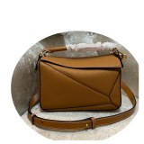 Nuevo bolso geométrico bolso de mano de cuero para mujer con un solo hombro en diagonal