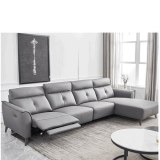Nuevo sofá funcional de cuero minimalista italiano para sala de estar, sofá chaise long...