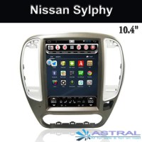 Pantalla vertical central multimedia Nissan Sylphy GPS de navegación de fábrica