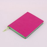 Colored PU cover paper notebook_China printing factory