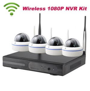 4CH Dome 1080P Full HD WIFI NVR Kit