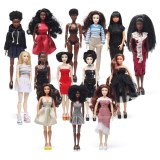 Multiple Dolls, Little Girls, Plastic Princess Dolls