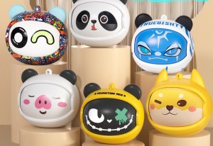 Ecouteurs sans fils bluetooth type airpods design original changement de visage rotatif exclusif