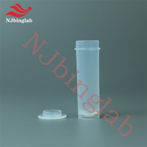 NJbinglab PFA sample vial with Closures, 3ml, made to order