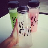 Botellas de agua de plástico con logotipo personalizado