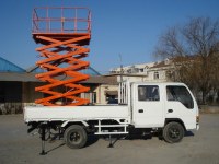 Truck mounted scissor lift with 12 month warranty