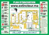 Maroc plans exercice formation évacuation incendie