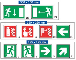 PLAQUES SIGNALÉTIQUES D'EVACUATION MAROC