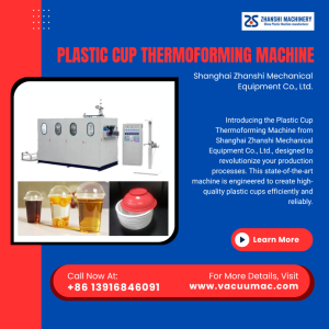 Plastic Cup Thermoforming Machine - Shanghai Zhanshi Mechanical Equipment Co., Ltd.