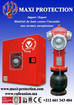 Maroc Poteau incendie DN 100_R.I.A Maxi Protection