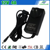 Wall Mounted Adapter Power Supply 12V 4A 48W