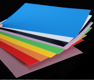 Tablero de hoja de PP de colores surtidos para formar productos estacionarios