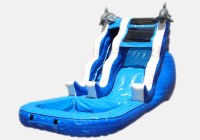 Inflatable kids play slide, waterpark slide