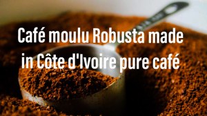 Costa de Marfil Robusta café molido para la venta