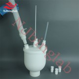 NJbinglab PTFE 5L Round-Bottom Flask with 200mm big mouth ,easily to clean