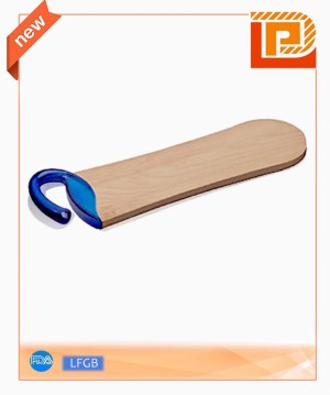 Slim wooden cheese cutting board with lovely PP handle