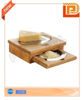 Deluxe wooden cheese peeler with active holder