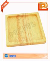 Square wooden food holder in simple style