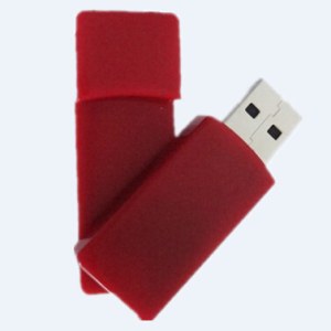 Memoria USB del eslabón giratorio plástico