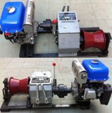 Electric transmission line cable winch