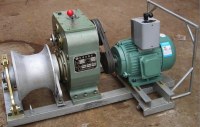 Stringing machine, grinding, wire tackle, cable pulley