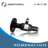 JKTL Single Flanged Stainless Steel Welded Ball Valve