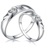 Zirconia Sterling Silver Rings Engagement Jewelry 925 Sterling Silver Ring couple ring
