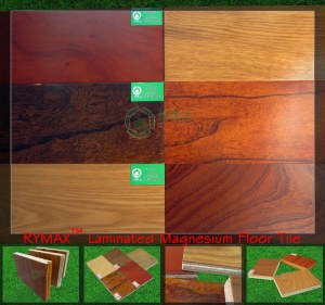 RYMAX laminado magnesio baldosa | Impermeable del azulejo de suelo | Pisos Fireproof