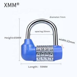 Armarios de seguridad letras combinación cerradura XMM-8057