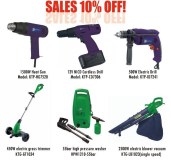 Sales Promotion of Power and Garden Tools