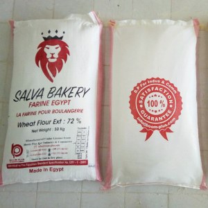 Egyptian Whole Wheat Flour Brand - SALVA BAKERY 50 KG