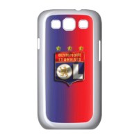 Football français du club Olympique Lyon logo sur Samsung Galaxy S3 coque housse
