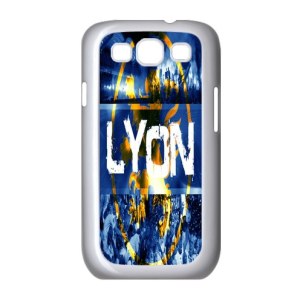 Championnat de France de football de Ligue 1 club Olympique Lyon logo affiche sur Samsu...