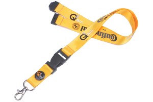 Polyester lanyard