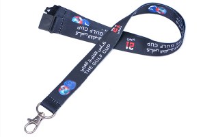 Polyester lanyard