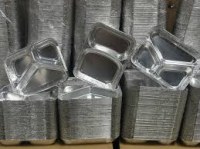Recipientes de papel de aluminio de alimentos