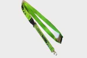 Screen print lanyard