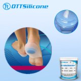 Translucent silicone rubber for shoe insoles