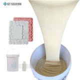 100:3 mixing ratio liquid tin cure silicone rubber Gypsum Plaster Decoration silicone...