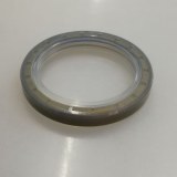 Silicone covered skeleton inside shaft oil seals for food manufacturing machinery