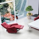 Sofá cápsula de estilo italiano, sofá individual de ocio, sala de estar, función Manual...