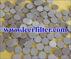 Sintered Mesh Filter Disc