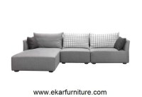 China proveedor sofá de tela gris estilo moderno YX270